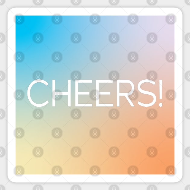 Cheers! Sticker by PSCSCo
